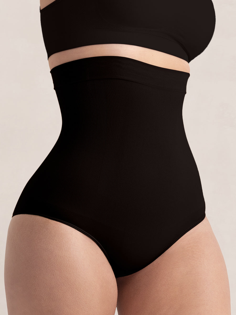 Women's High-Waisted Panty Black | Honeylyn