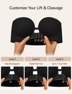 Strapless Front Closure Non-Slip Bra | Honeylyn