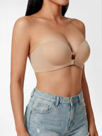Strapless Front Closure Non-Slip Bra | Honeylyn