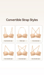 Strapless Front Closure Non-Slip Bra | Honeylyn