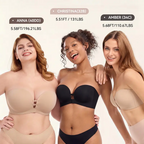 Strapless Front Closure Non-Slip Bra | Honeylyn